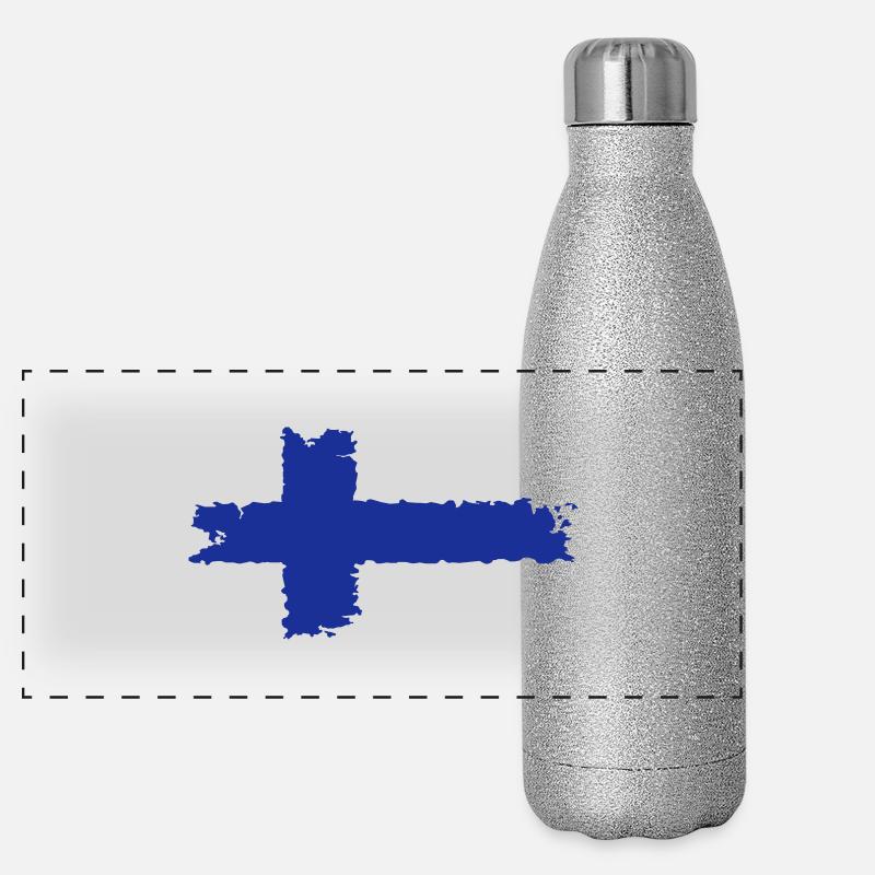 Finlande Gourde isotherme panoramique pailletée 500 ml