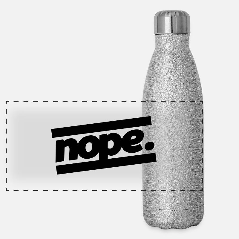 nope design Panorama Glitzer Isolierflasche 500 ml