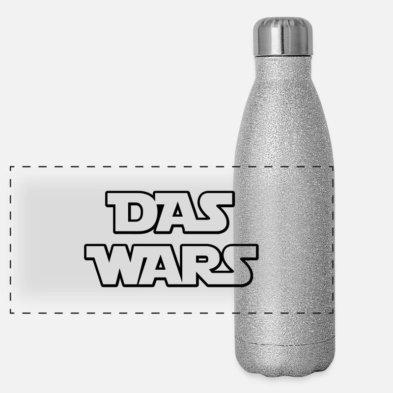 das_wars Panorama Glitzer Isolierflasche 500 ml