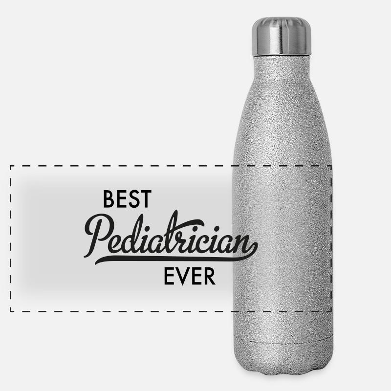 Kinderarzt Panorama Glitzer Isolierflasche 500 ml