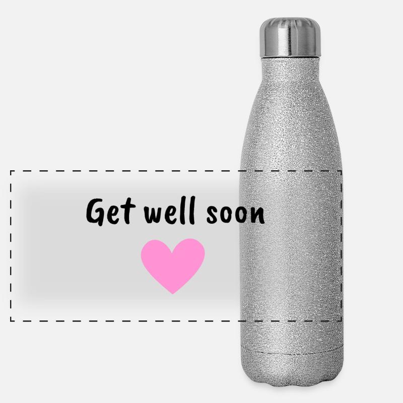 Get well soon Panoramic Glitter Thermal Bottle 500 ml