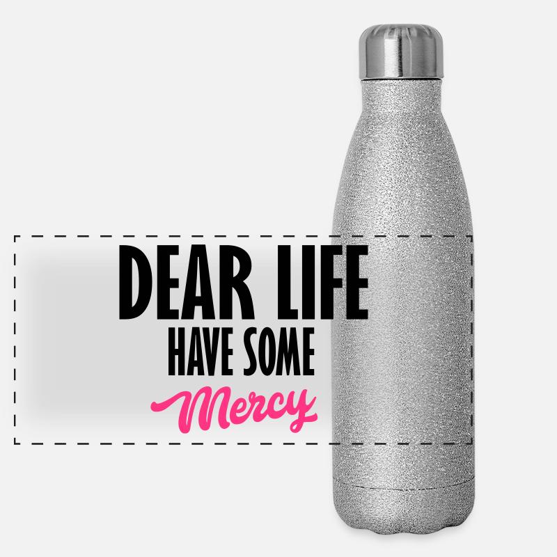 liebes Leben Panorama Glitzer Isolierflasche 500 ml