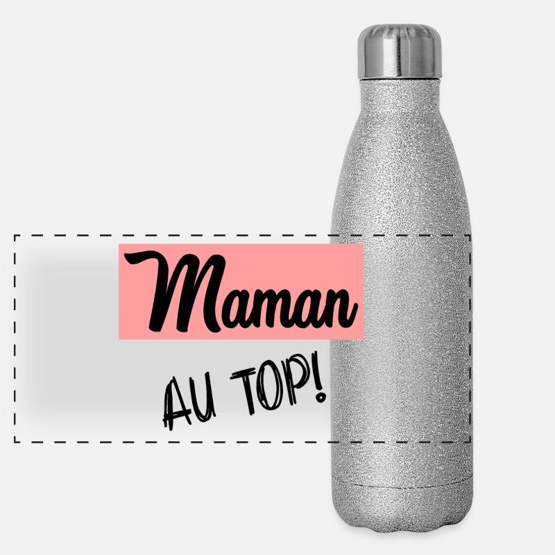 MAMA. MUTTERTAG Panorama Glitzer Isolierflasche 500 ml