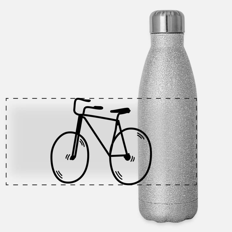 vélo Gourde isotherme panoramique pailletée 500 ml