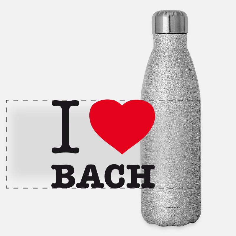 J’AIME BACH Gourde isotherme panoramique pailletée 500 ml