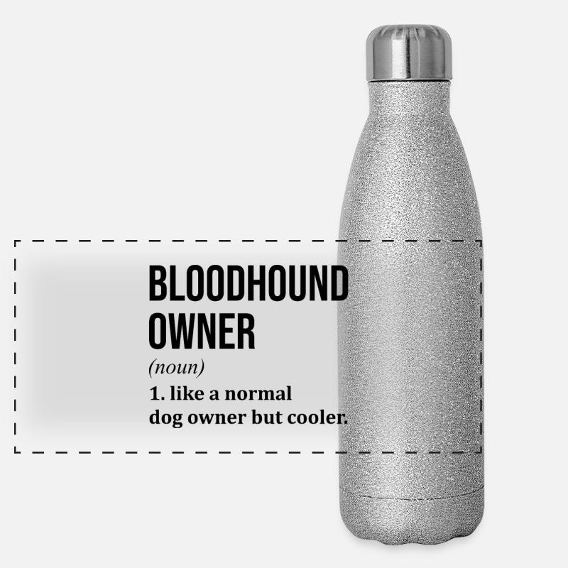 Bloodhound Panoramic Glitter Thermal Bottle 500 ml