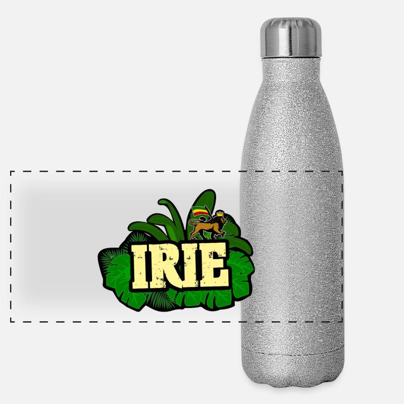 Reggae Irie Gourde isotherme panoramique pailletée 500 ml