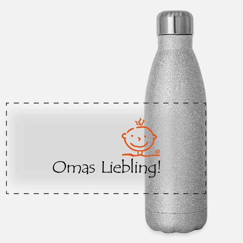 Omas Liebling Panorama Glitzer Isolierflasche 500 ml