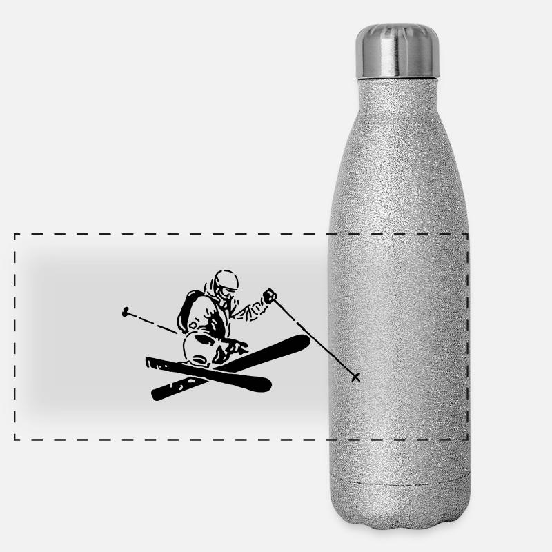 Freeride Panorama Glitzer Isolierflasche 500 ml