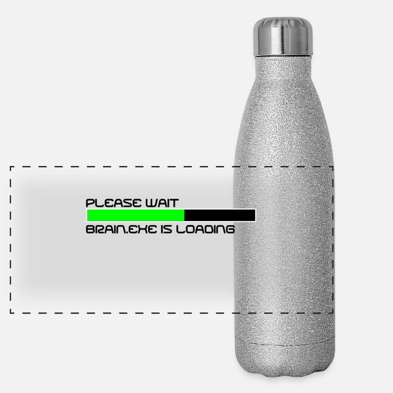 Brain.EXE Panorama Glitzer Isolierflasche 500 ml