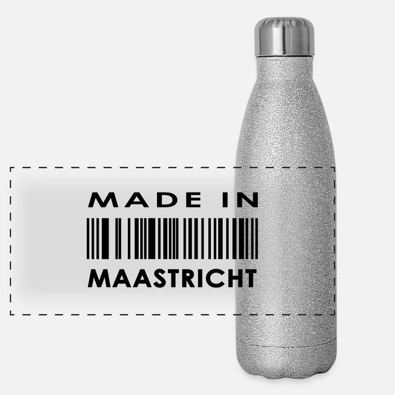 madein nl 13 maastricht Panorama Glitzer Isolierflasche 500 ml