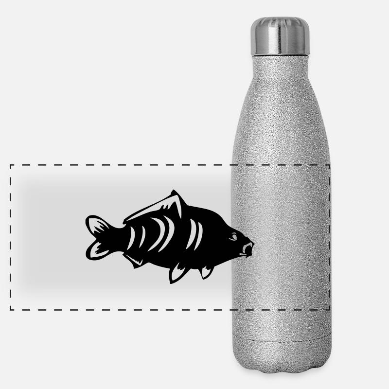 Carpe Gourde isotherme panoramique pailletée 500 ml