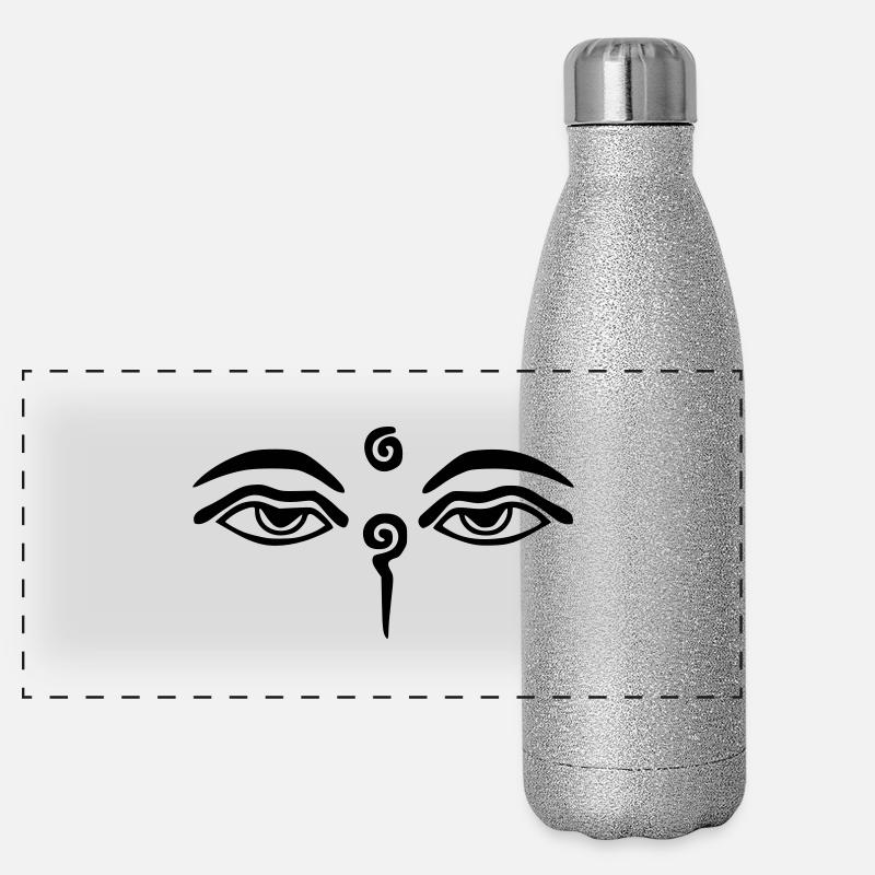 auge_des_buddas Gourde isotherme panoramique pailletée 500 ml