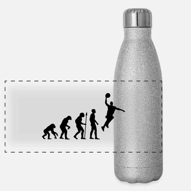 evolution_basketball___f1 Panorama Glitzer Isolierflasche 500 ml