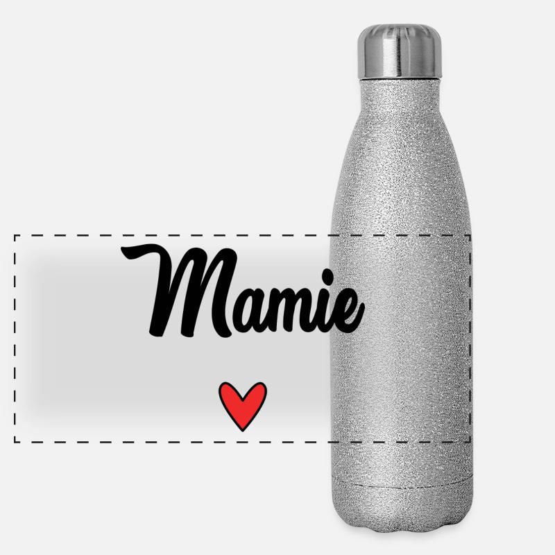 OMA. MAMA. OMA. MUTTERTAG Panorama Glitzer Isolierflasche 500 ml