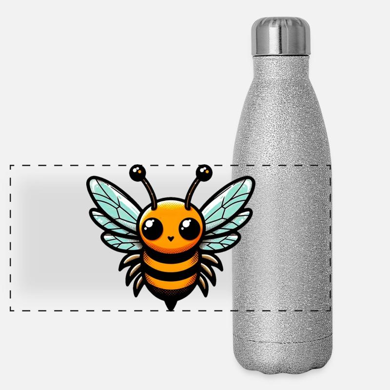 Bee Panoramic Glitter Thermal Bottle 500 ml