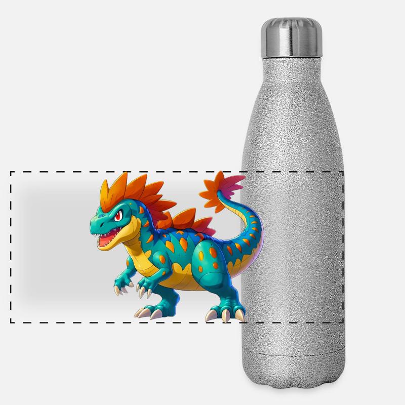 Dinosaur Panoramic Glitter Thermal Bottle 500 ml