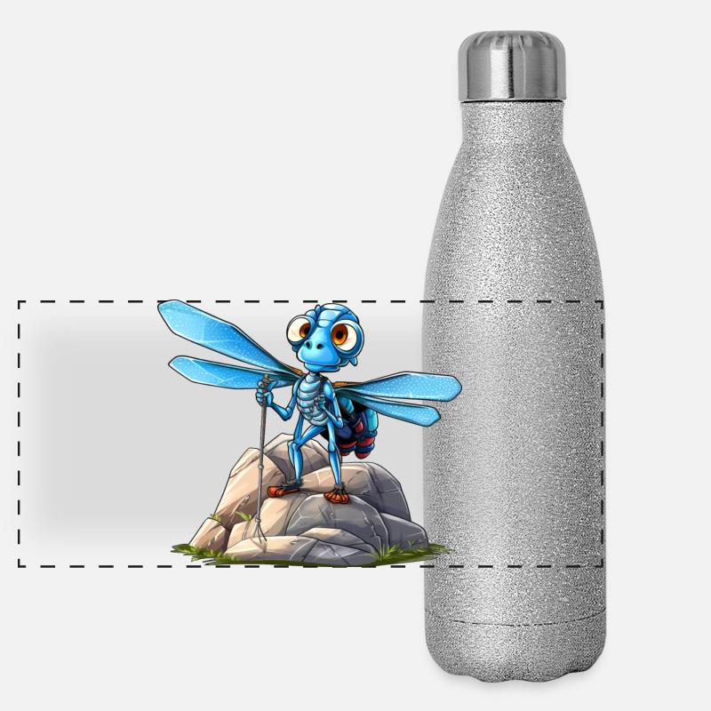 Libellule Mountaineer / Randonnée Libellules Gourde isotherme panoramique pailletée 500 ml