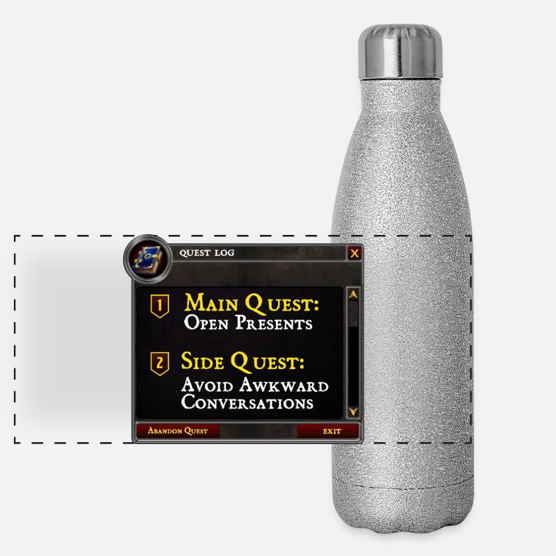 Quête principale Ouvrir Présente Quête secondaire Éviter Gourde isotherme panoramique pailletée 500 ml