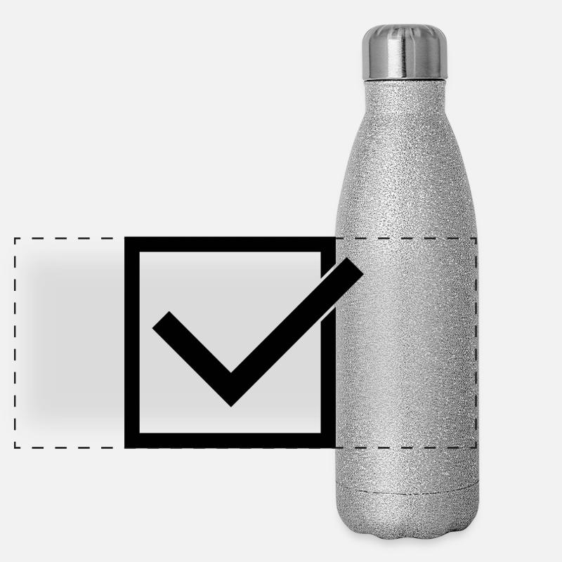 Vérifié Gourde isotherme panoramique pailletée 500 ml