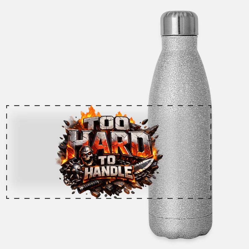 Trop difficile à gérer Gourde isotherme panoramique pailletée 500 ml