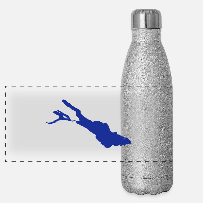Bodensee Panorama Glitzer Isolierflasche 500 ml