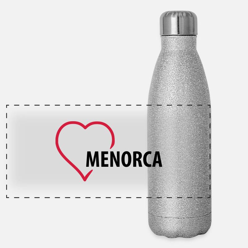 menorca__f2 Gourde isotherme panoramique pailletée 500 ml