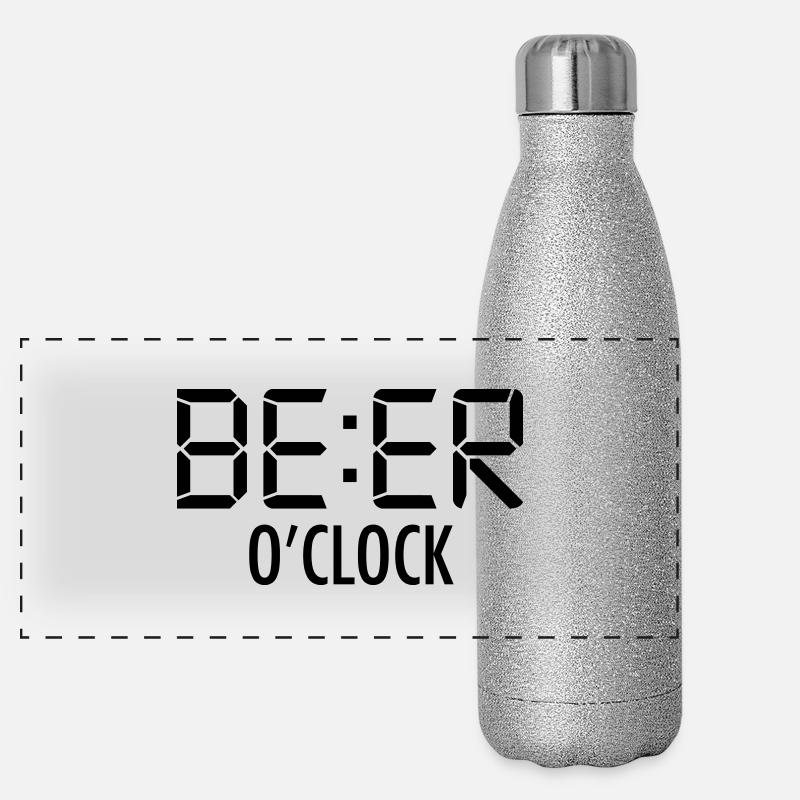 Beer O'clock Panoramic Glitter Thermal Bottle 500 ml