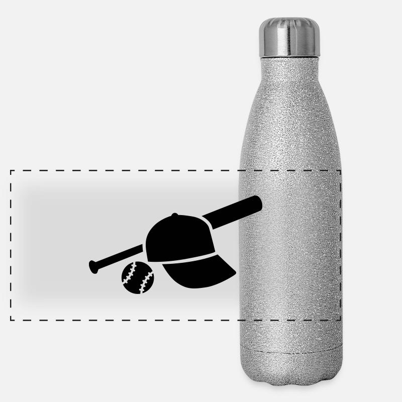 Baseball Panoramic Glitter Thermal Bottle 500 ml