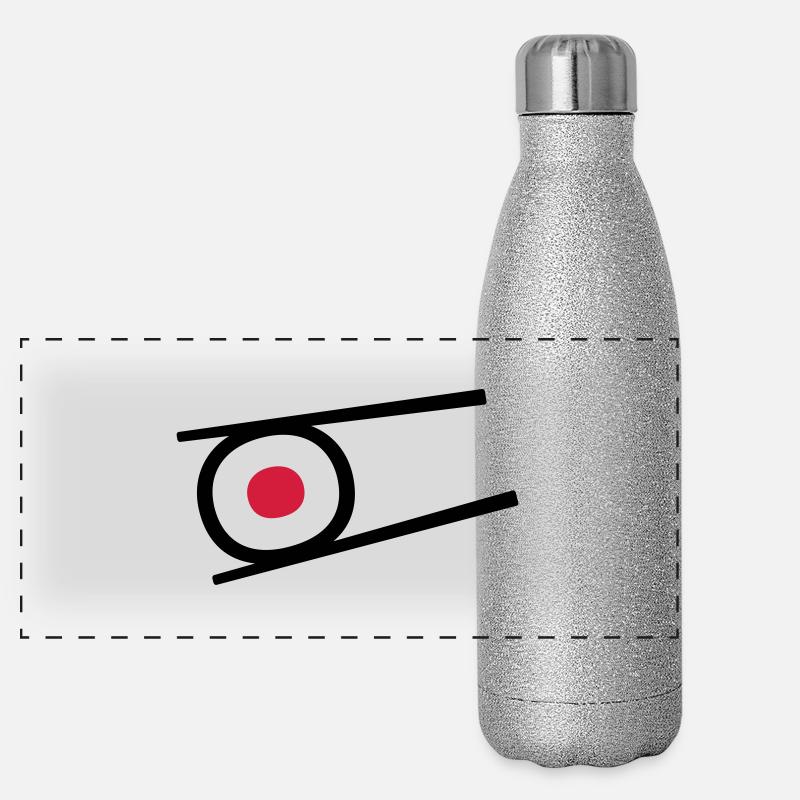 Sushi Panorama Glitzer Isolierflasche 500 ml