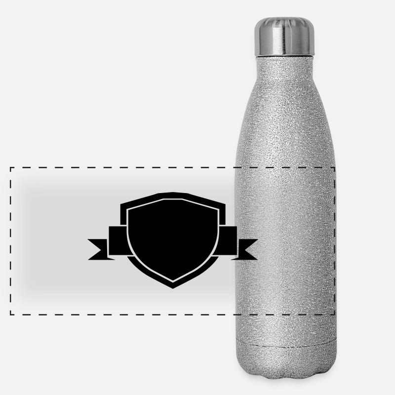 wappen Panorama Glitzer Isolierflasche 500 ml