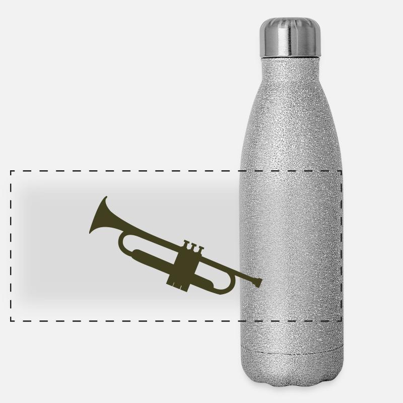 trompette Gourde isotherme panoramique pailletée 500 ml