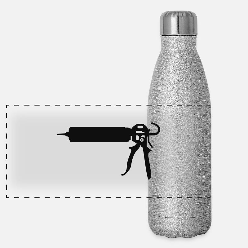 silikonspritze Panorama Glitzer Isolierflasche 500 ml