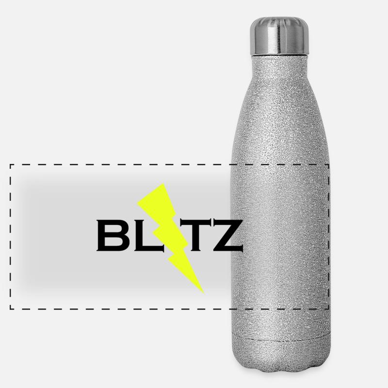 BLITZ Panorama Glitzer Isolierflasche 500 ml
