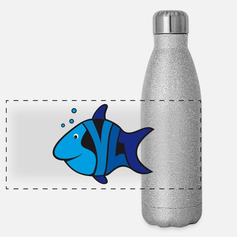 Sylt 4 Gourde isotherme panoramique pailletée 500 ml