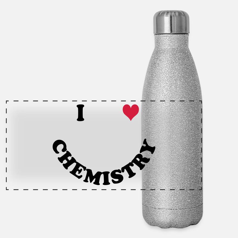 Chemie Panorama Glitzer Isolierflasche 500 ml