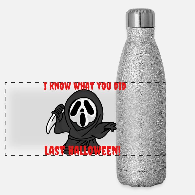 I know what you did last Halloween! Panoramic Glitter Thermal Bottle 500 ml