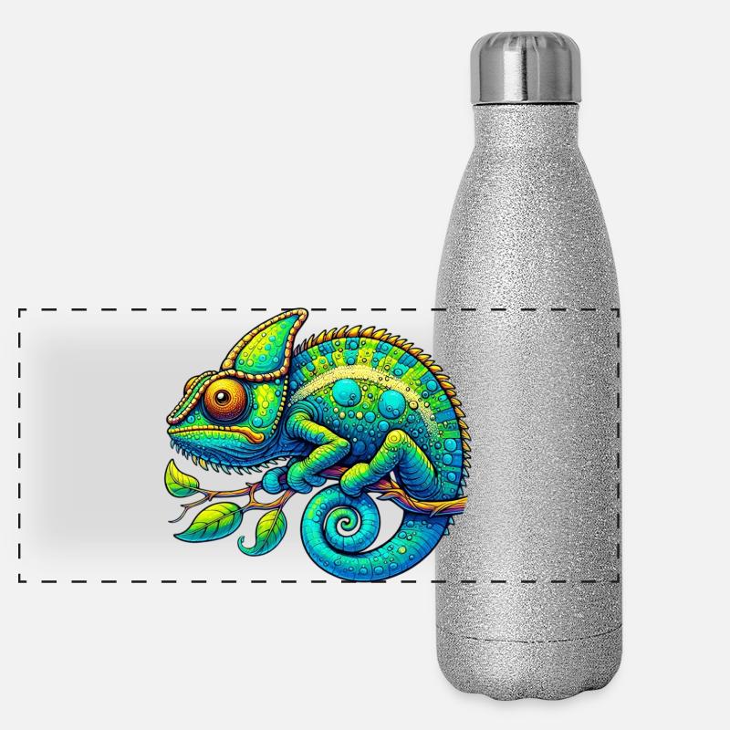 Caméléon Gourde isotherme panoramique pailletée 500 ml