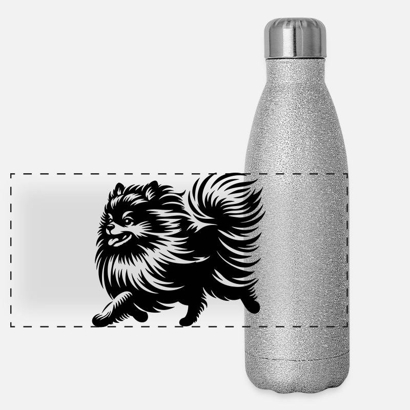 Crache nain Gourde isotherme panoramique pailletée 500 ml