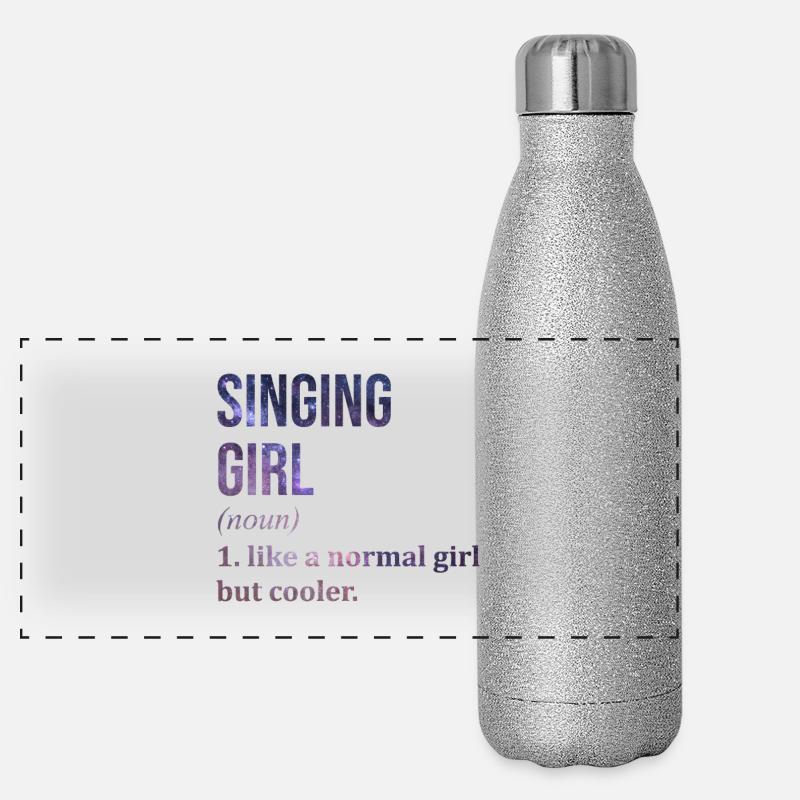 Singing Panoramic Glitter Thermal Bottle 500 ml