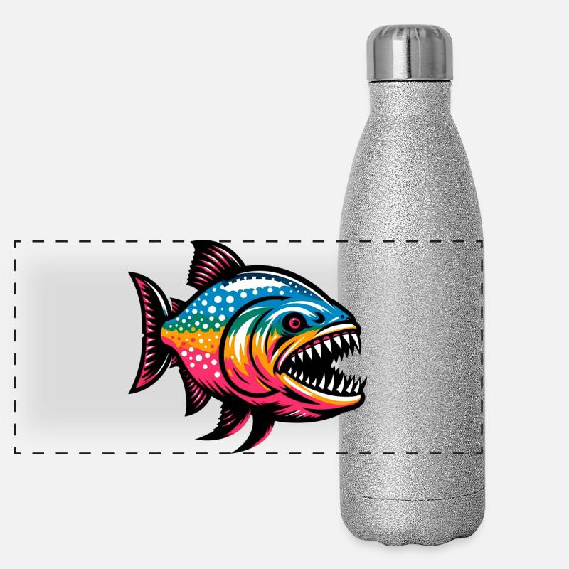 Piranha Gourde isotherme panoramique pailletée 500 ml
