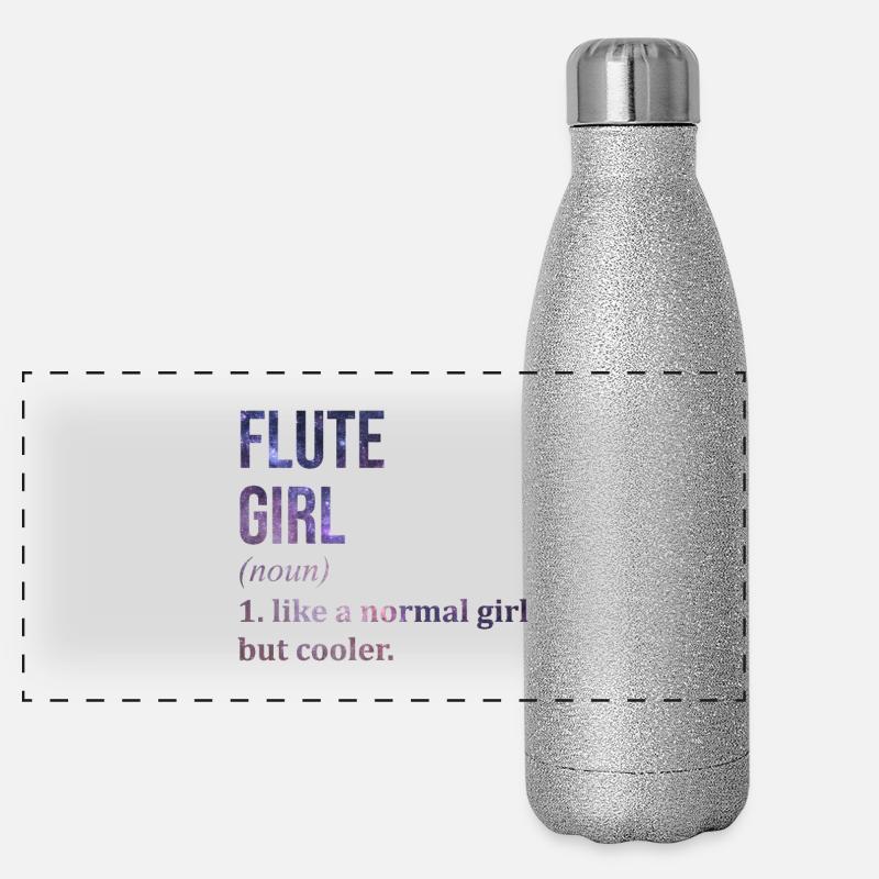 flûte Gourde isotherme panoramique pailletée 500 ml