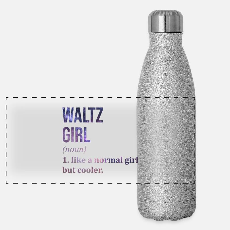 Valse Gourde isotherme panoramique pailletée 500 ml