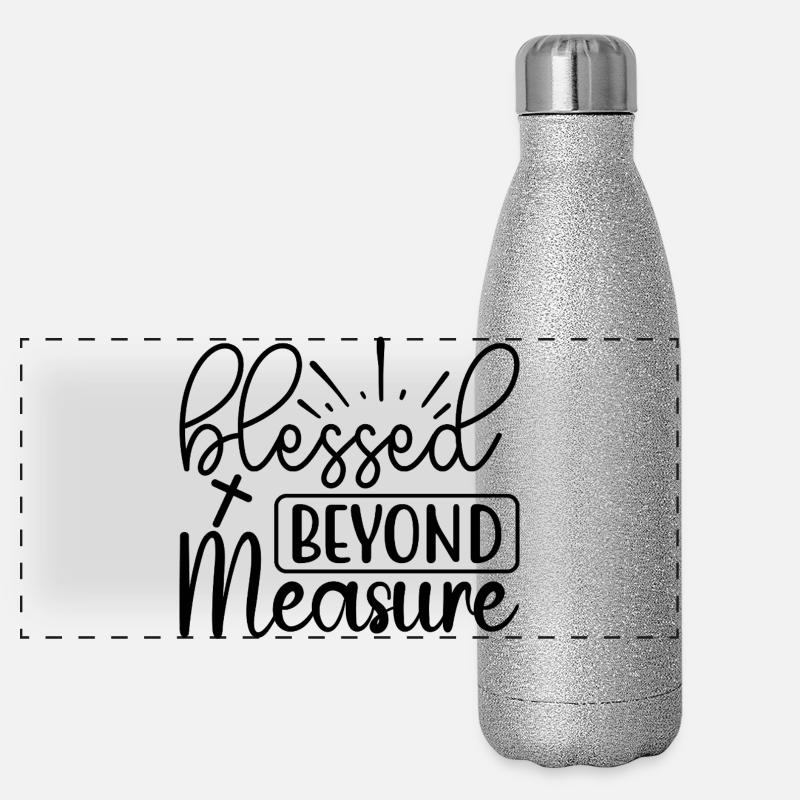 Incommensurablement béni Gourde isotherme panoramique pailletée 500 ml