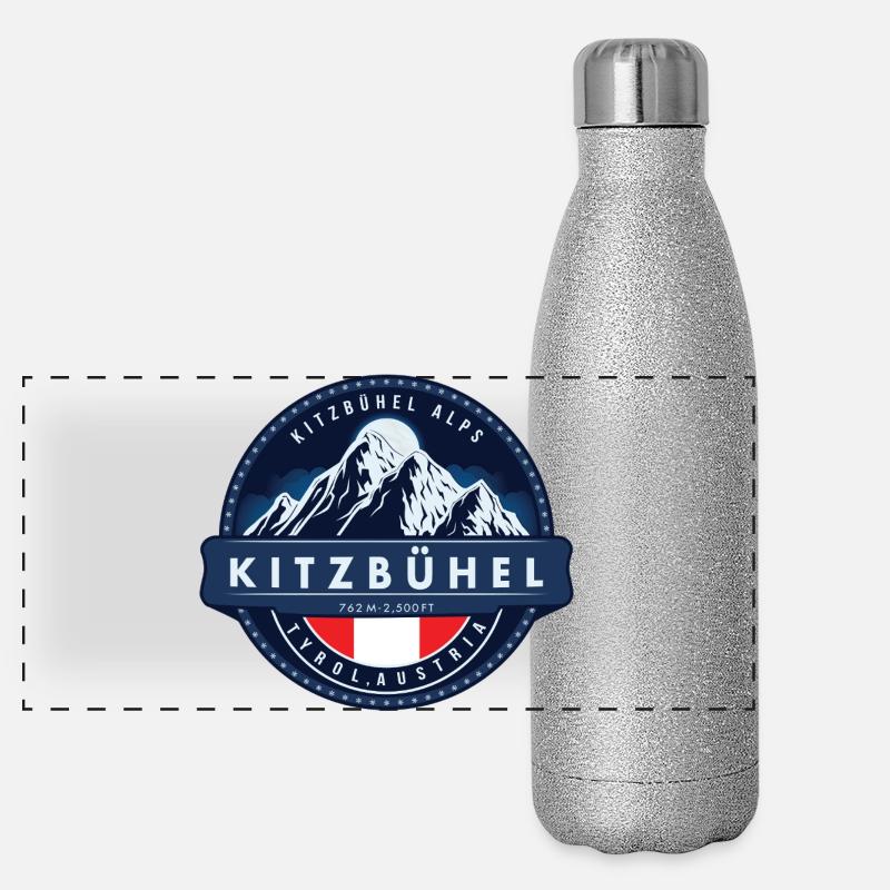 Kitzbühel ,  Kitzbühel Alps, Austria  Gourde isotherme panoramique pailletée 500 ml