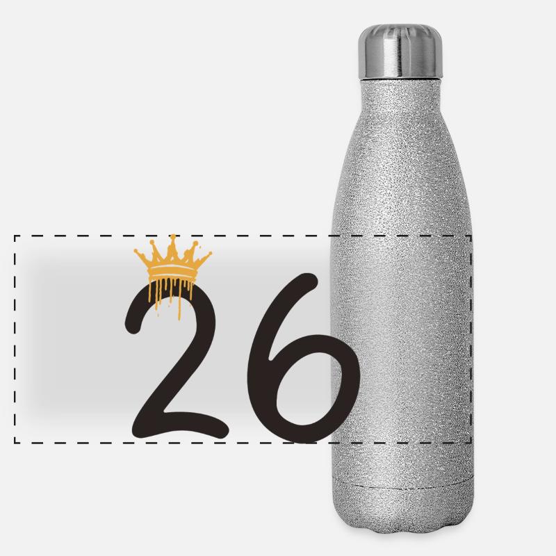 26 Panorama Glitzer Isolierflasche 500 ml