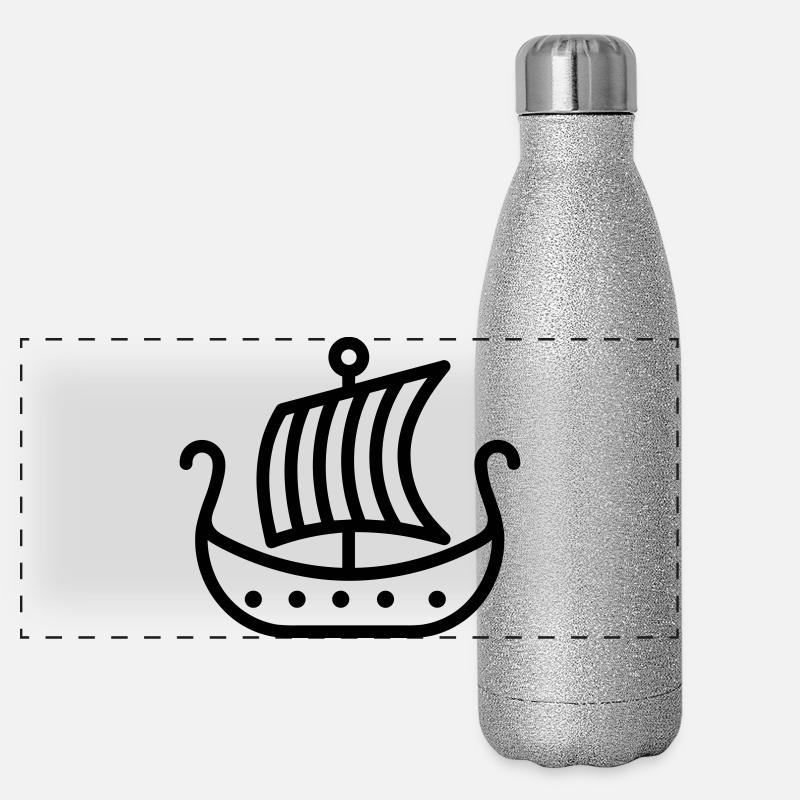 Bateau Viking Gourde isotherme panoramique pailletée 500 ml
