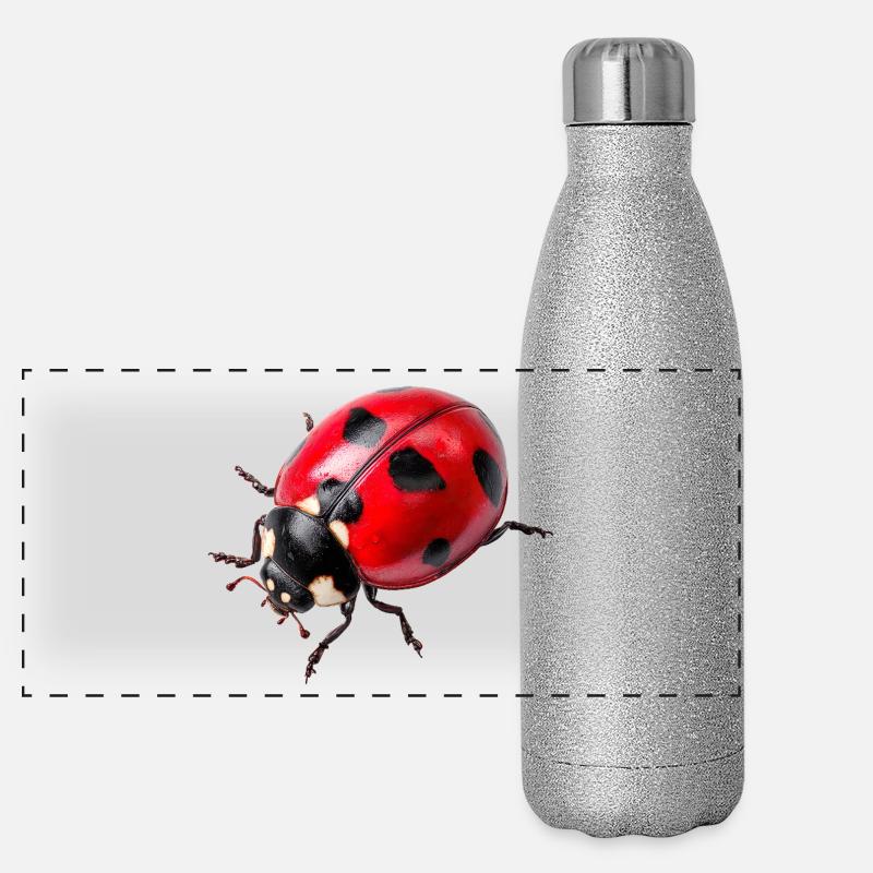 Les coccinelles sont aussi appelées coccinelles Gourde isotherme panoramique pailletée 500 ml