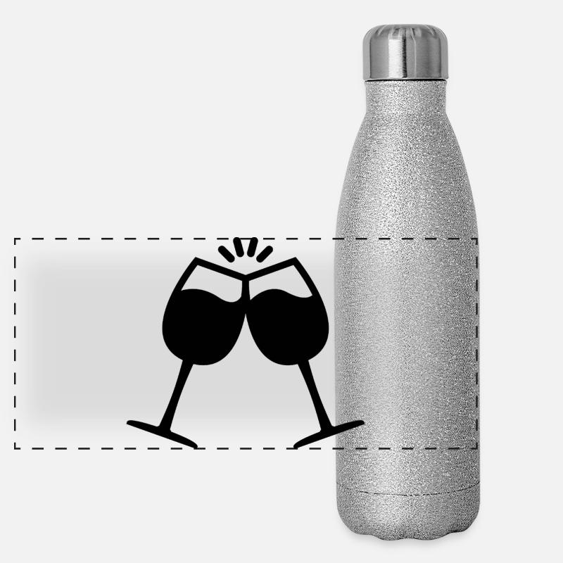 Vin Gourde isotherme panoramique pailletée 500 ml