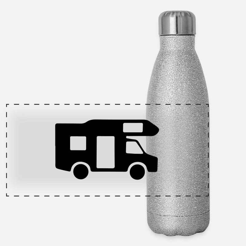 Camper Panorama Glitzer Isolierflasche 500 ml